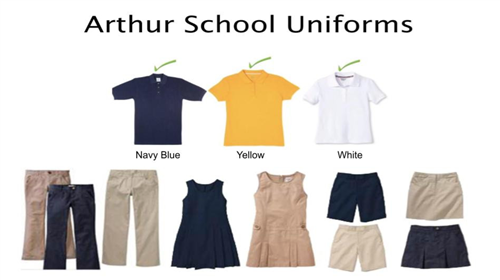 Arthur School Uniforms