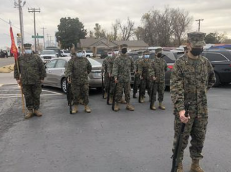 MCJROTC at the Cowboy Christmas Parade 12/4/2021